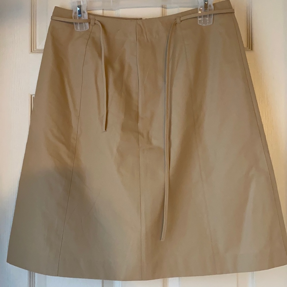 Liz Claiborne Sport Tan Cotton Skirt